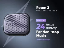 Mivi Roam 2 Bluetooth 5W Portable Speaker,24 Hours Playtime,Powerful Bass, (Wireless Stereo Speaker)